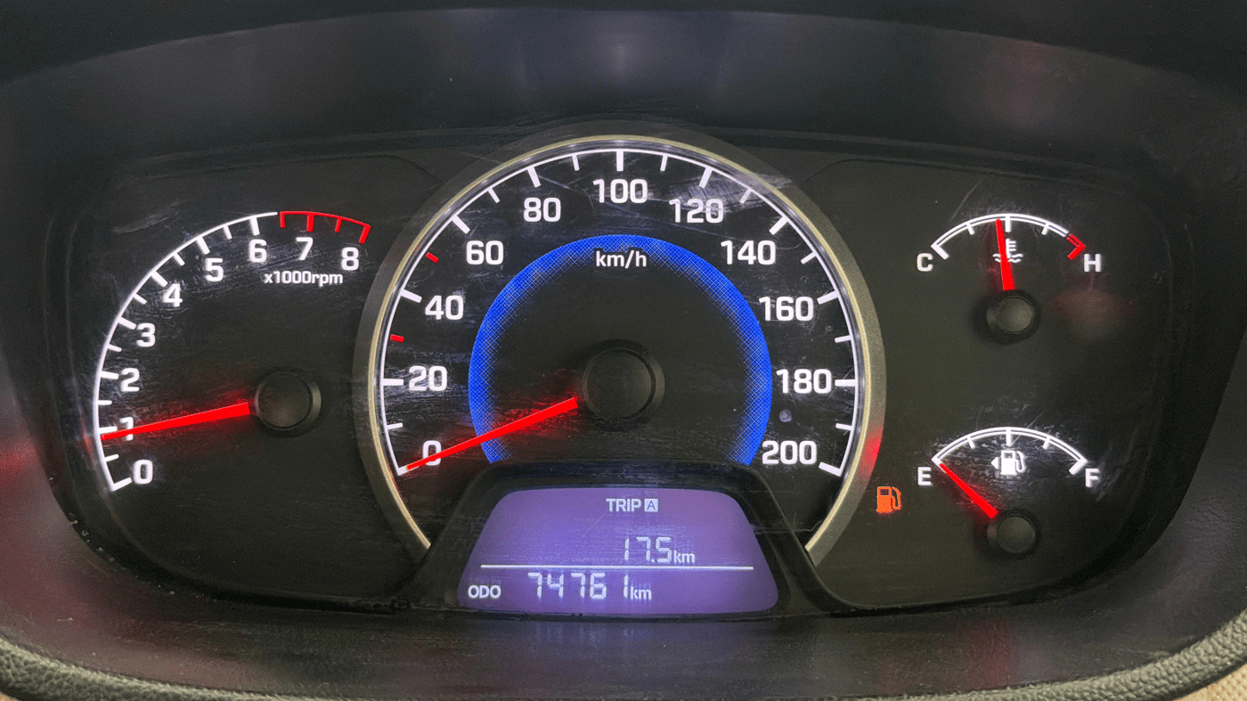 2017 Hyundai Grand i10 SPORTZ (O) 1.2 KAPPA VTVT, Petrol, Manual, 74,750 km, Odometer Image