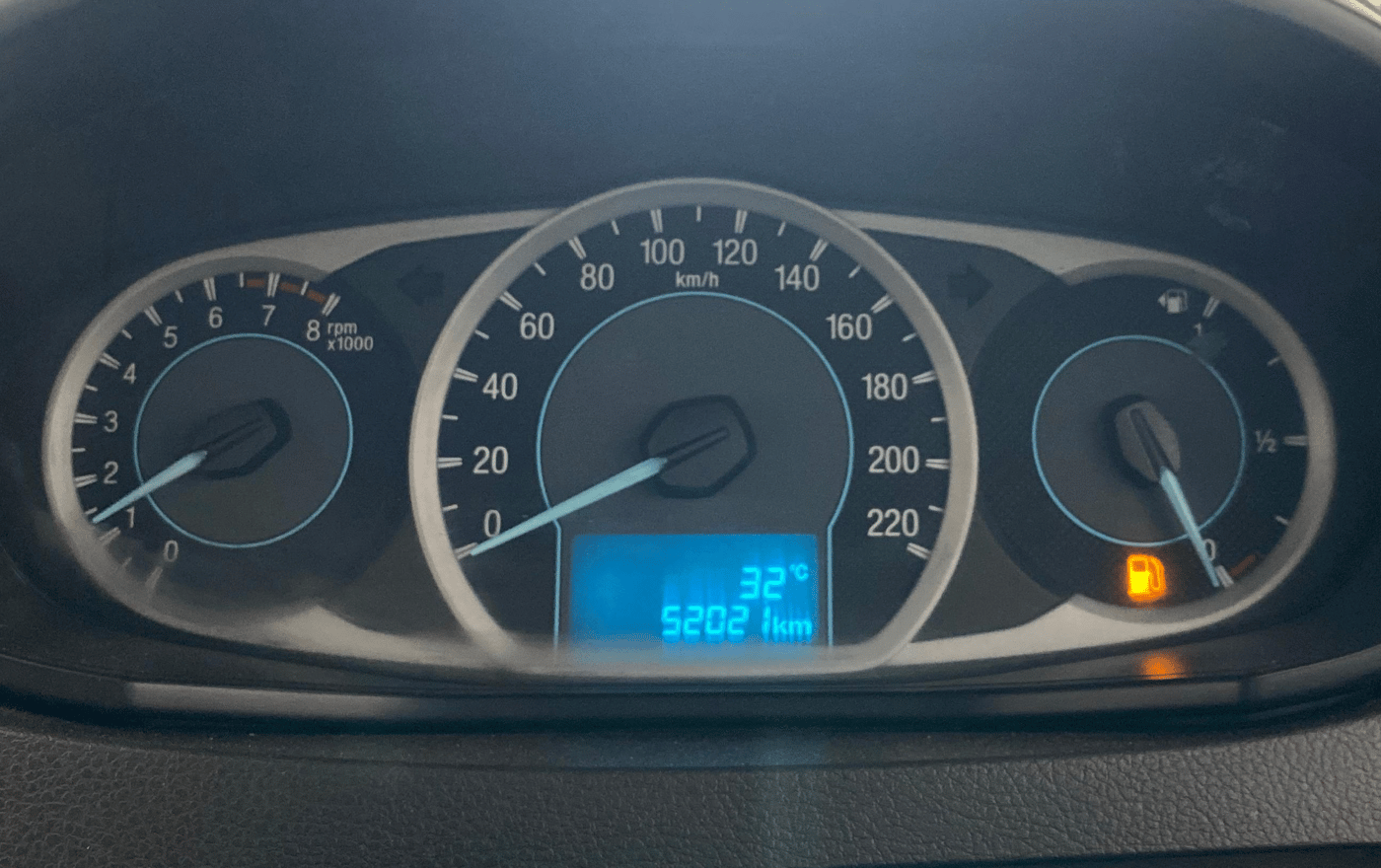 2016 Ford Figo Aspire TITANIUM 1.2 PETROL, Petrol, Manual, 52,021 km, Odometer Image