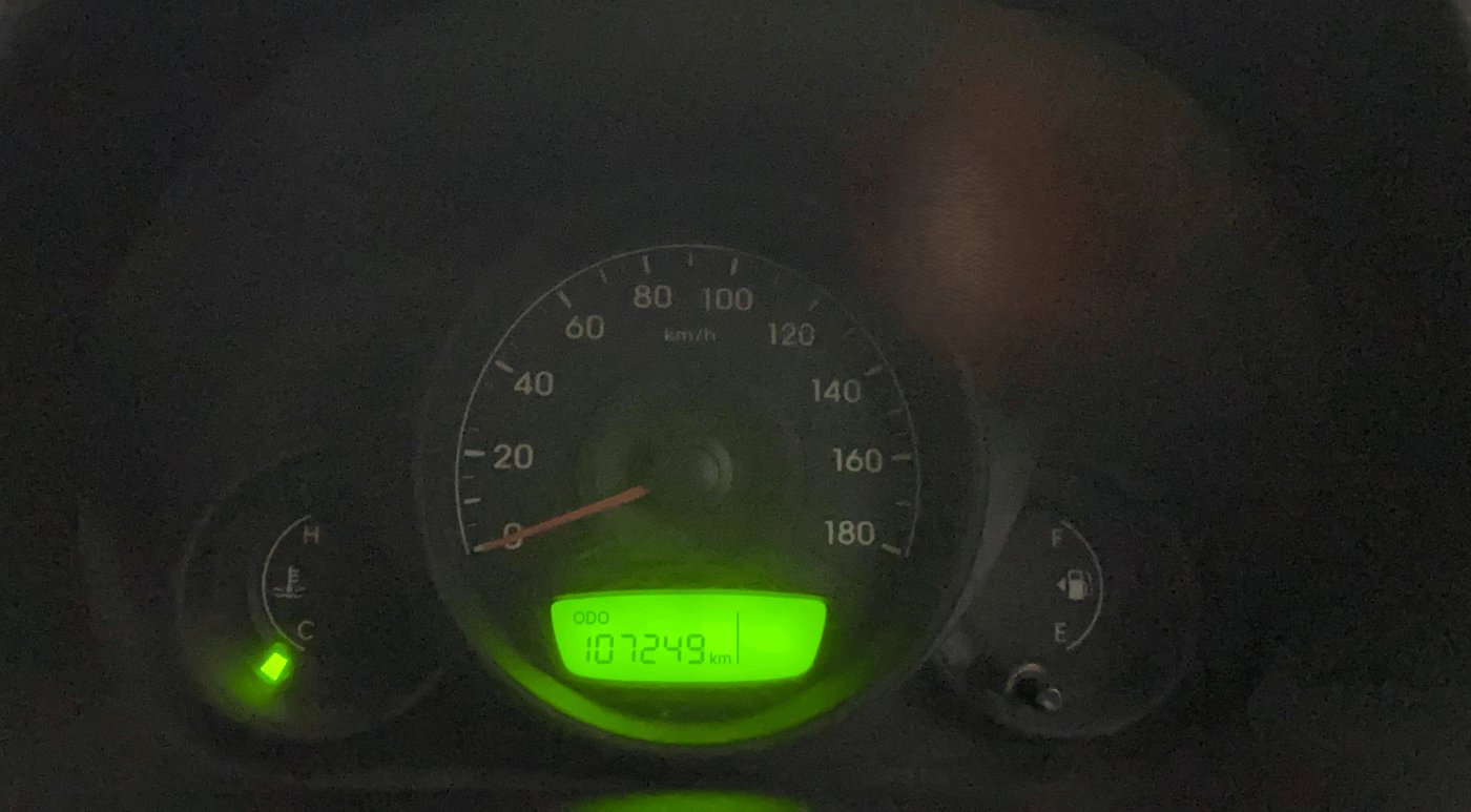 2017 Hyundai Eon ERA +, Petrol, Manual, 1,07,249 km, Odometer Image