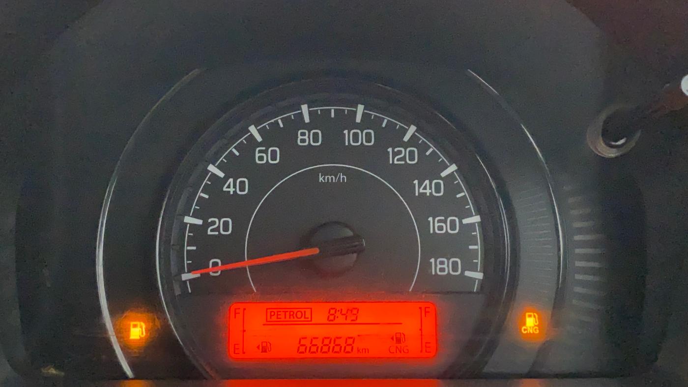 2020 Maruti New Wagon-R LXI CNG 1.0 L, CNG, Manual, 66,997 km, Odometer Image