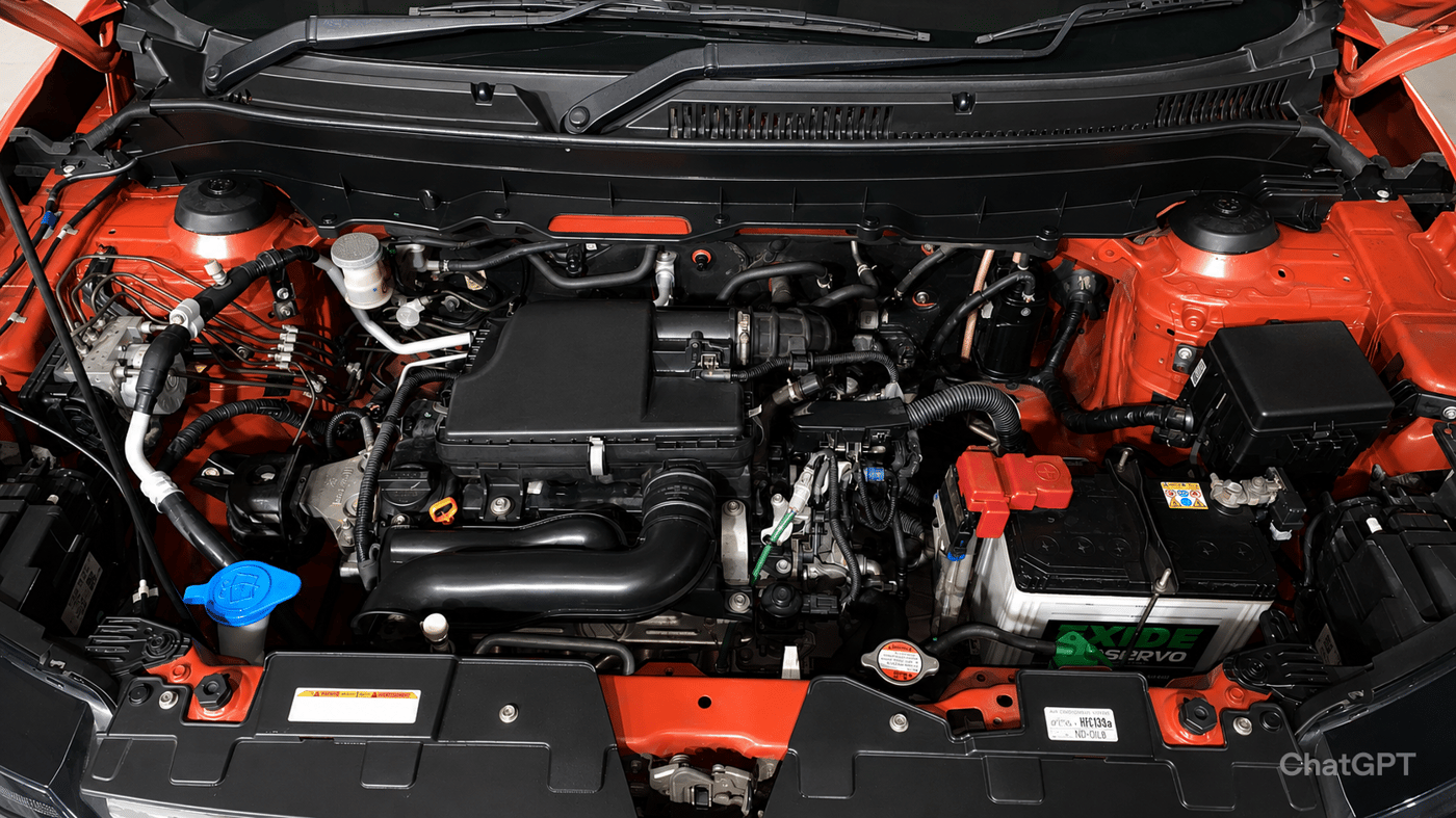 2023 Maruti BREZZA ZXI SMART HYBRID DUAL TONE, Petrol, Manual, 23,908 km, Engine View