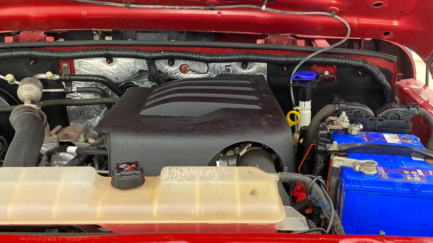 2021 Mahindra Thar LX PETROL HT 4WD AT, Petrol, Automatic, 33,980 km, Engine View - Left