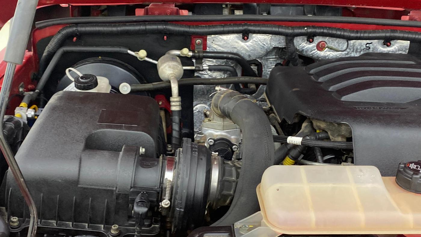 2021 Mahindra Thar LX PETROL HT 4WD AT, Petrol, Automatic, 33,980 km, Engine View - Right