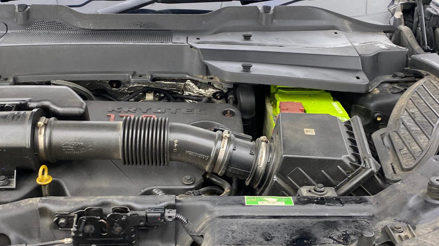 2023 Tata Safari XZA PLUS O DARK EDITION, Diesel, Automatic, 80,409 km, Engine View - Left