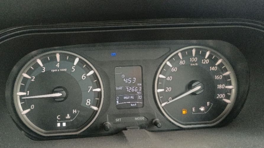2017 Tata Zest XMS PETROL, Petrol, Manual, 72,663 km, Odometer Image