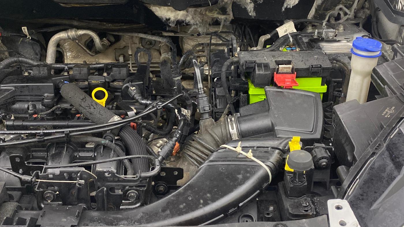 2019 Ford Ecosport TITANIUM 1.5L PETROL, Petrol, Manual, 1,10,355 km, Engine View - Left