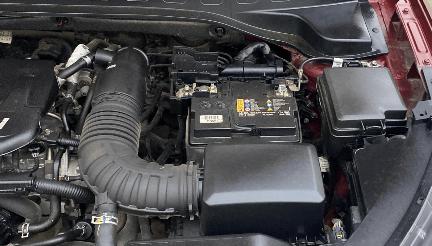 2023 KIA SONET HTX 1.0 IMT, Petrol, Manual, 23,851 km, Engine View - Left