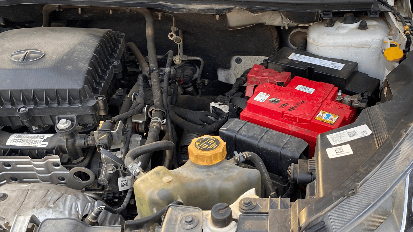 2021 Tata NEXON XZA PLUS (O) PETROL, Petrol, Automatic, 44,750 km, Engine View - Left