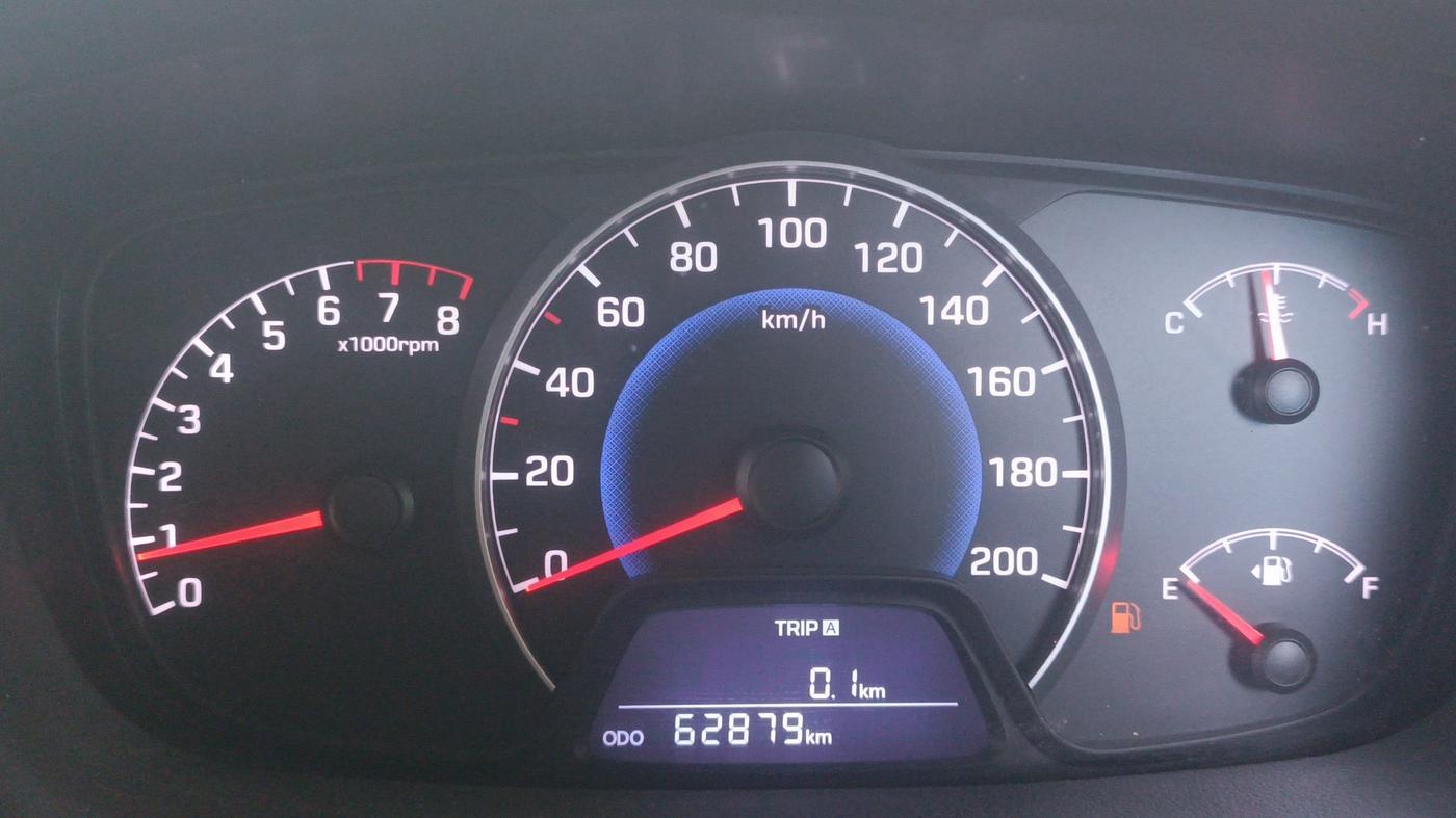 2015 Hyundai Grand i10 ASTA (O) 1.2 KAPPA VTVT, Petrol, Manual, 62,879 km, Odometer Image