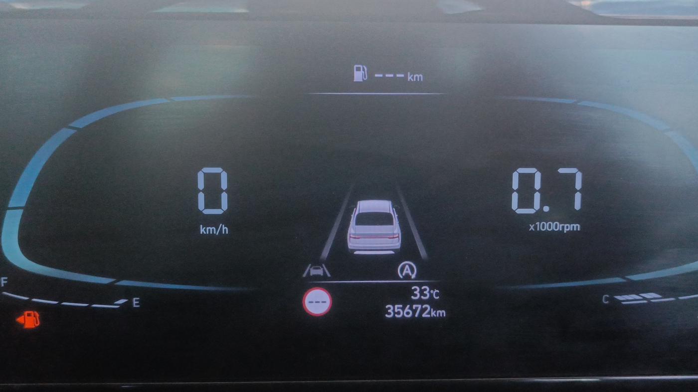 2023 Hyundai Verna SX (O) 1.5 TURBO PETROL MT, Petrol, Manual, 35,672 km, Odometer Image