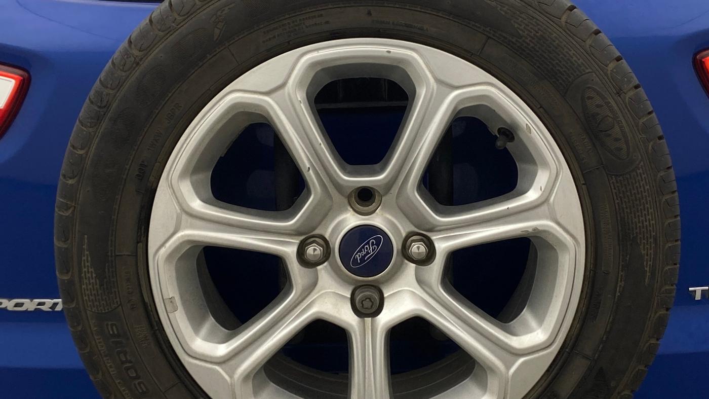 2018 Ford Ecosport TITANIUM + 1.5L PETROL AT, Petrol, Automatic, 1,07,052 km, Spare Tyre