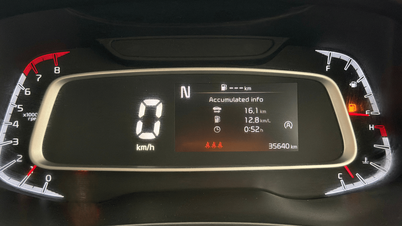 2025 KIA SONET HTK PLUS 1.0 TURBO PETROL IMT, Petrol, Manual, 35,584 km, Odometer Image