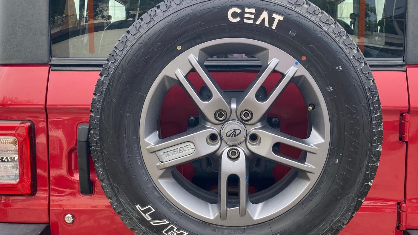2021 Mahindra Thar LX HT PETROL 4WD MT, Petrol, Manual, 27,387 km, Spare Tyre