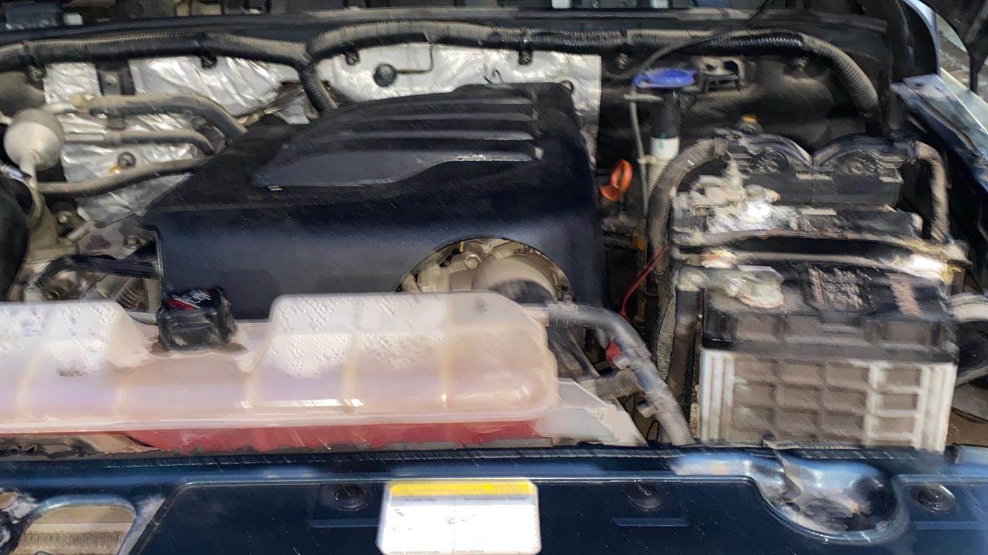 2022 Mahindra Thar LX PETROL HT 4WD AT, Petrol, Automatic, 51,615 km, Engine View - Left