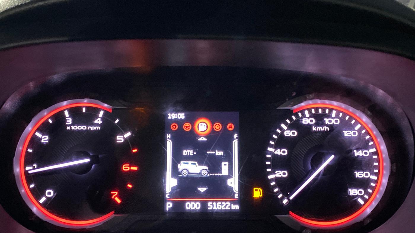 2022 Mahindra Thar LX PETROL HT 4WD AT, Petrol, Automatic, 51,615 km, Odometer Image