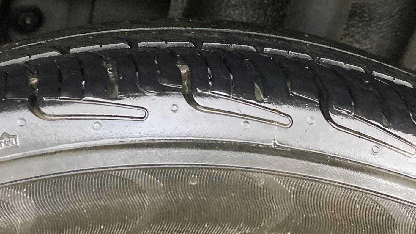 2022 Tata TIGOR XZ PLUS CNG, CNG, Manual, 53,573 km, Left Rear Tyre Tread