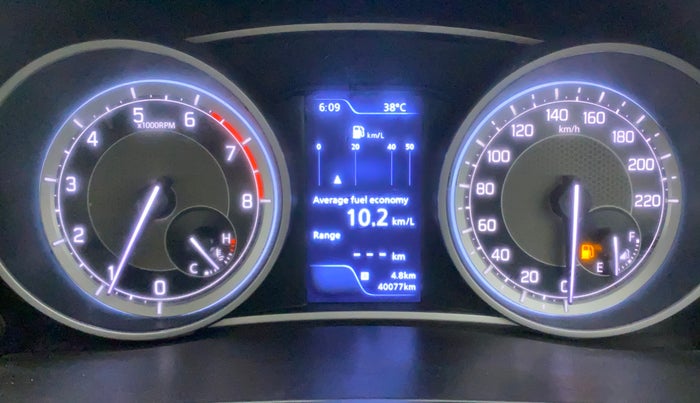 2020 Maruti Dzire ZXI Plus, Petrol, Manual, 40,077 km, Odometer Image