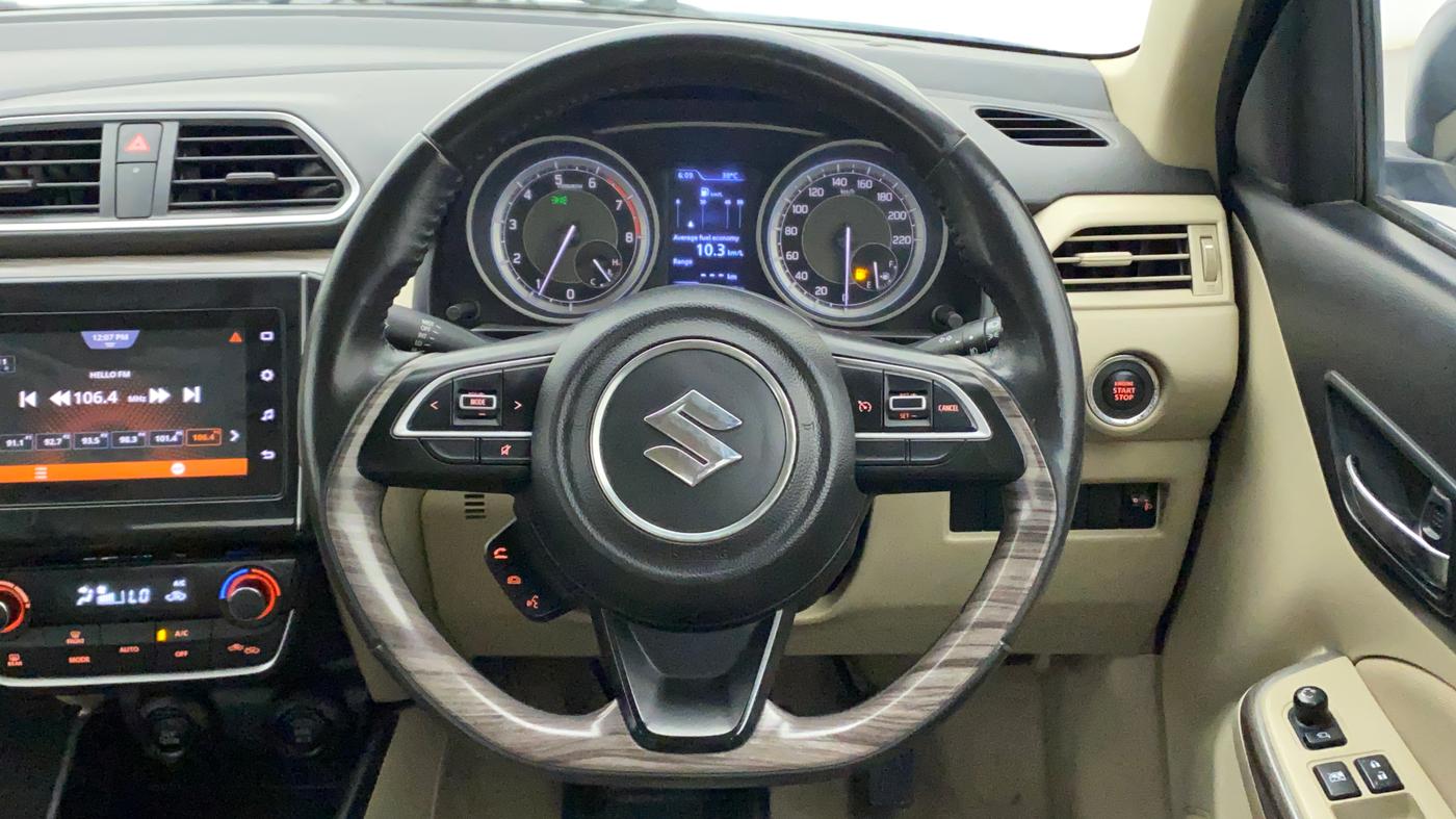 2020 Maruti Dzire ZXI Plus, Petrol, Manual, 40,077 km, Steering Wheel Close Up