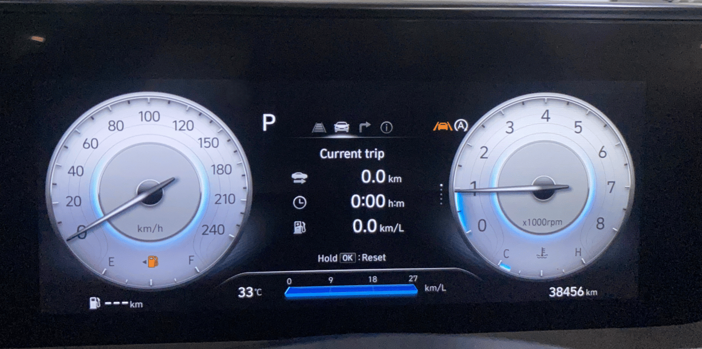 2024 Hyundai ALCAZAR Signature 6 STR 1.5 Turbo GDi Petrol DCT, Petrol, Automatic, 38,456 km, Odometer Image