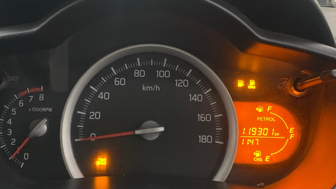 2015 Maruti Celerio VXI CNG, CNG, Manual, 1,19,283 km, Odometer Image