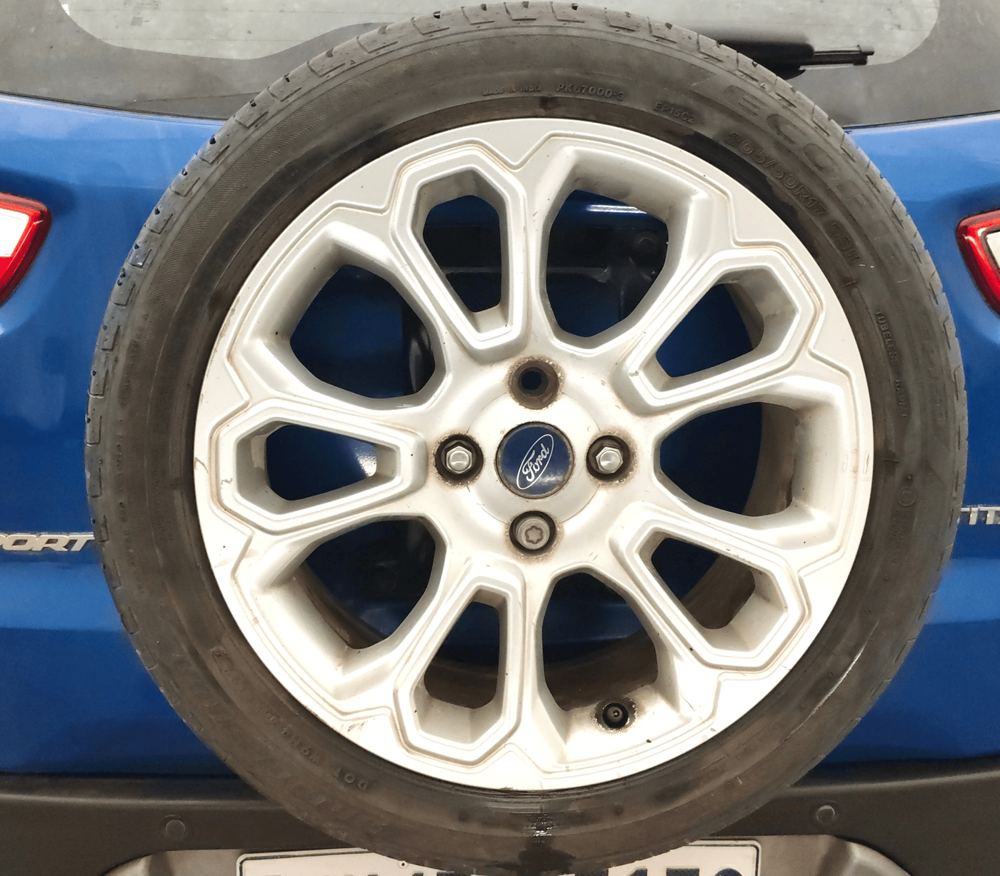 2018 Ford Ecosport TITANIUM + 1.5L PETROL AT, Petrol, Automatic, 61,005 km, Spare Tyre