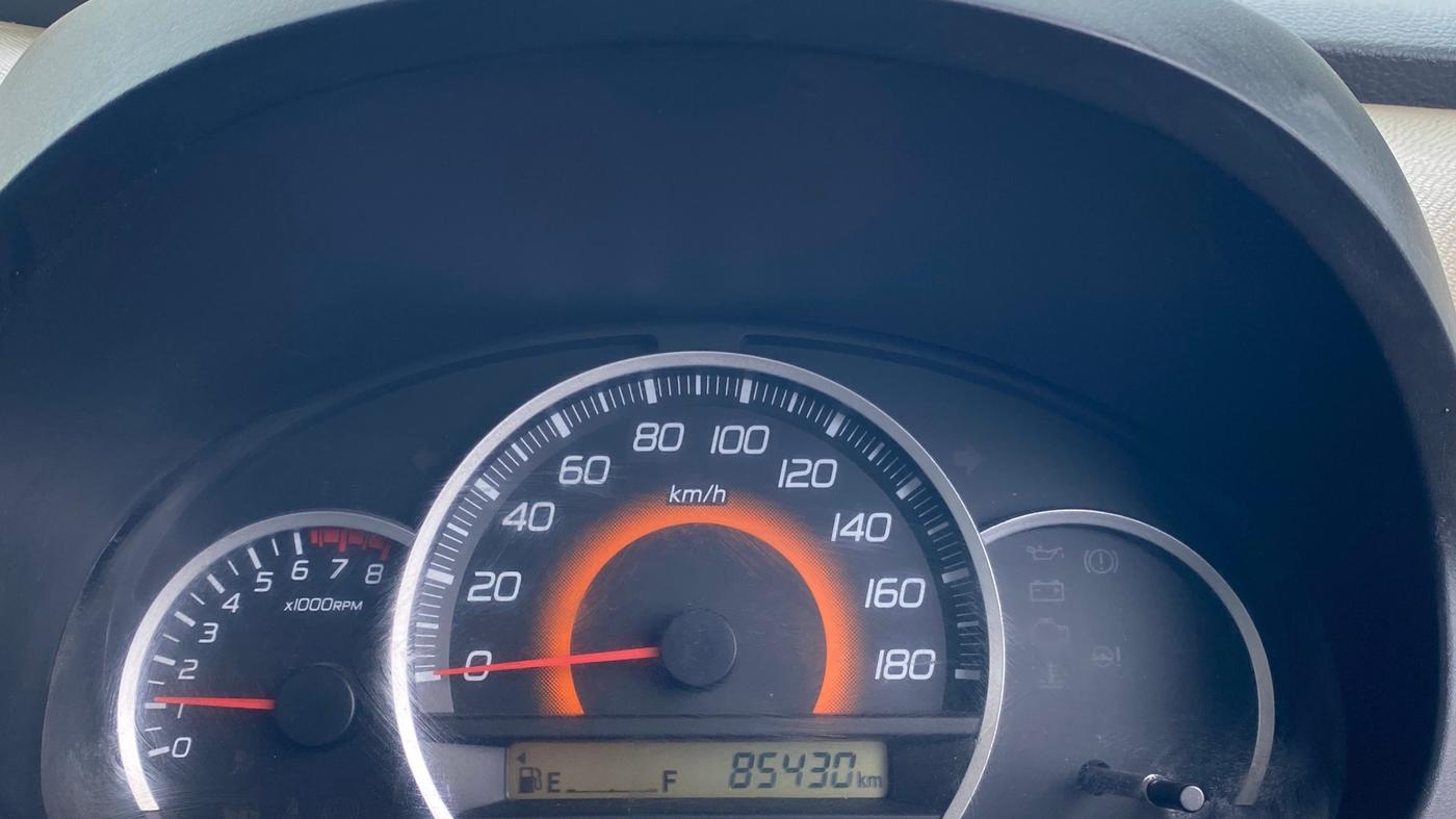 2014 Maruti Wagon R 1.0 VXI, Petrol, Manual, 85,423 km, Odometer Image