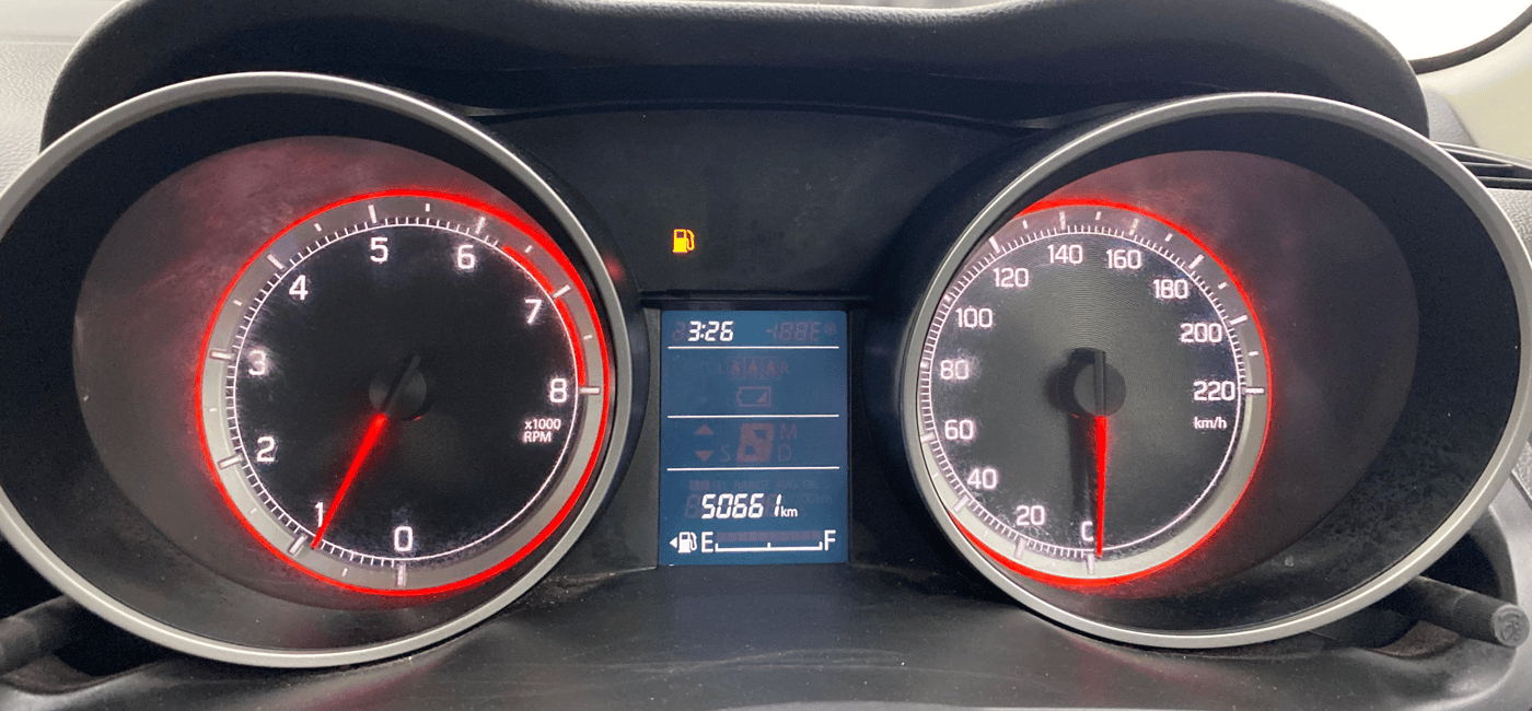 2022 Maruti Swift VXI, Petrol, Manual, 50,656 km, Odometer Image