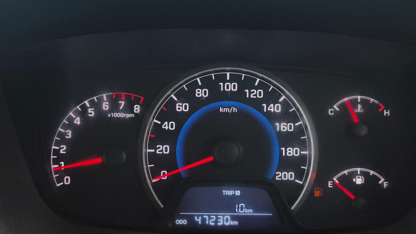 2014 Hyundai Grand i10 ASTA 1.2 KAPPA VTVT, Petrol, Manual, 47,229 km, Odometer Image