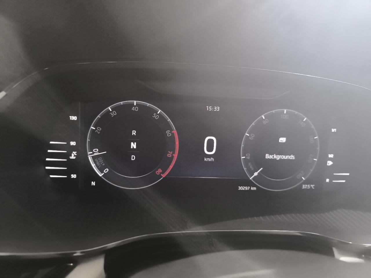2022 Skoda Octavia L&K 2.0 AT, Petrol, Automatic, 30,297 km, Odometer Image