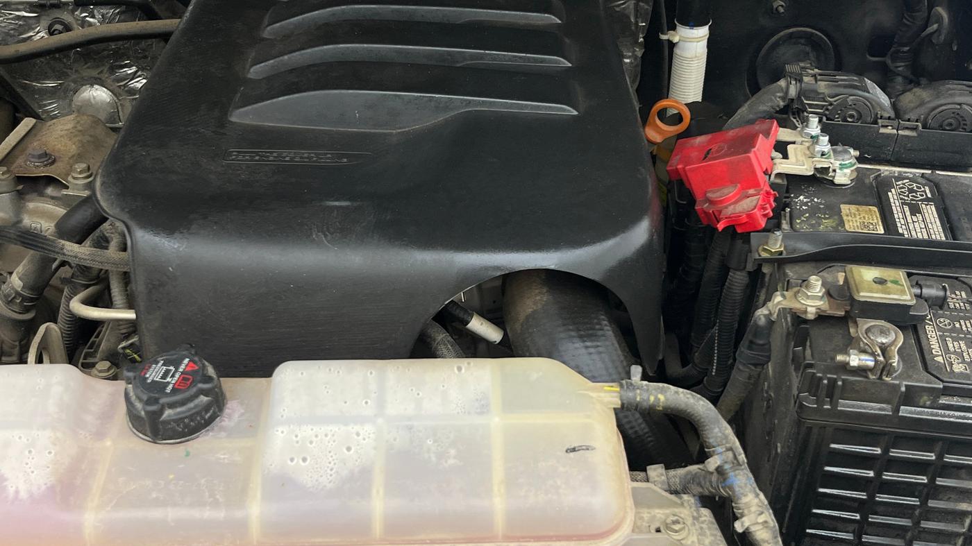 2023 Mahindra Thar LX P 2WD AT HT, Petrol, Automatic, 24,135 km, Engine View - Left