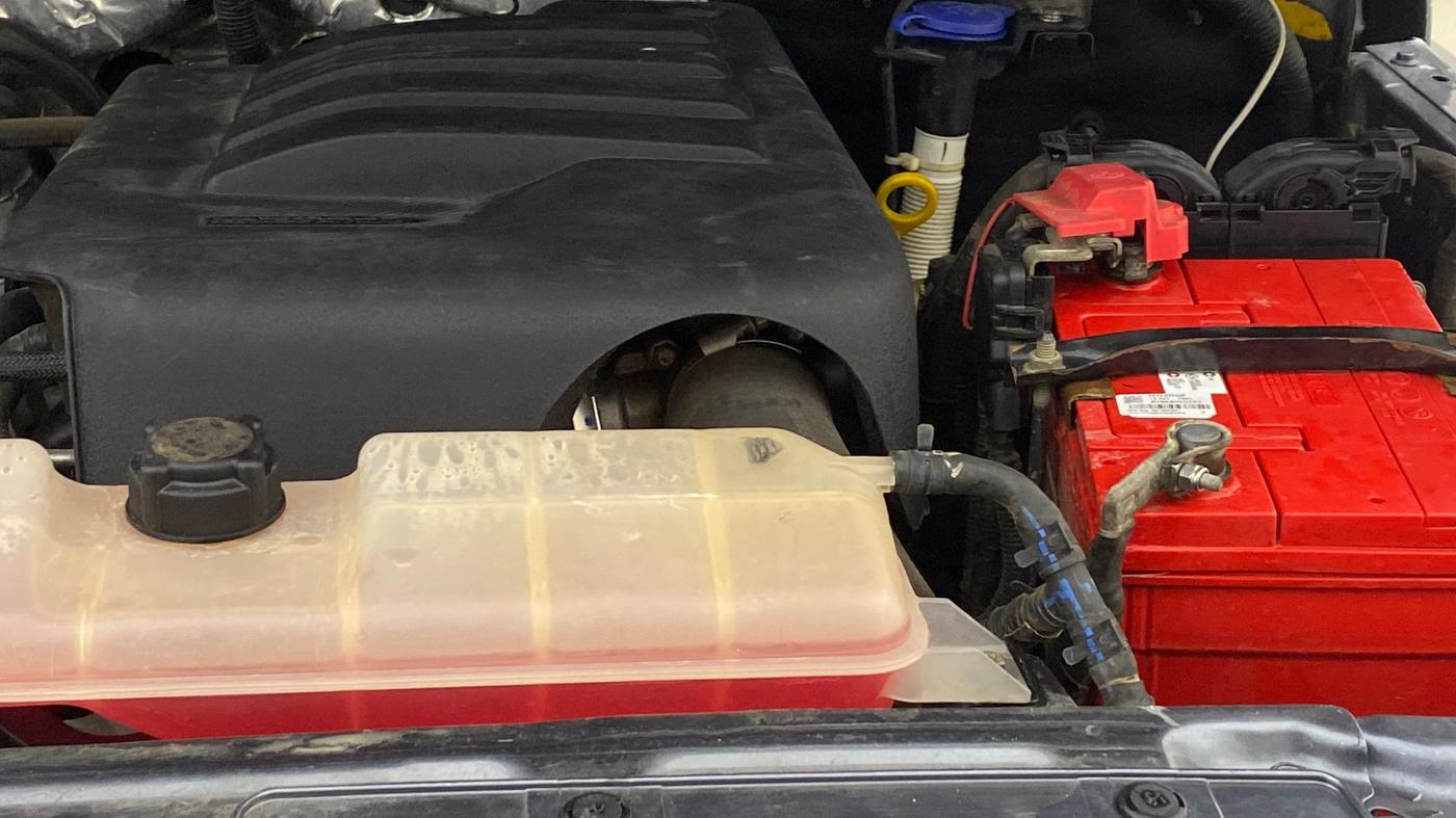 2021 Mahindra Thar LX PETROL HT 4WD AT, Petrol, Automatic, 33,928 km, Engine View - Left