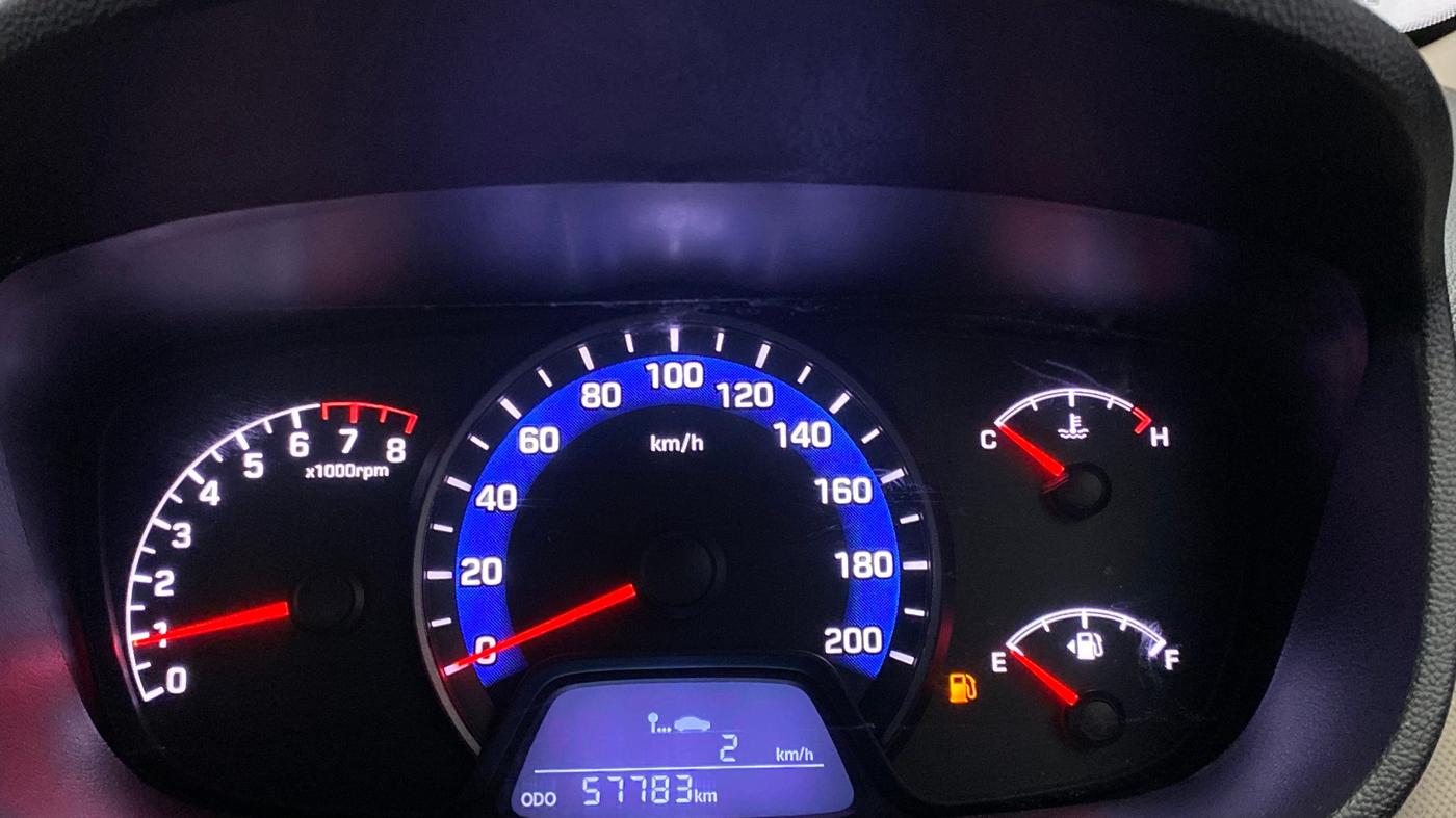 2015 Hyundai Xcent S 1.2, Petrol, Manual, 57,783 km, Odometer Image