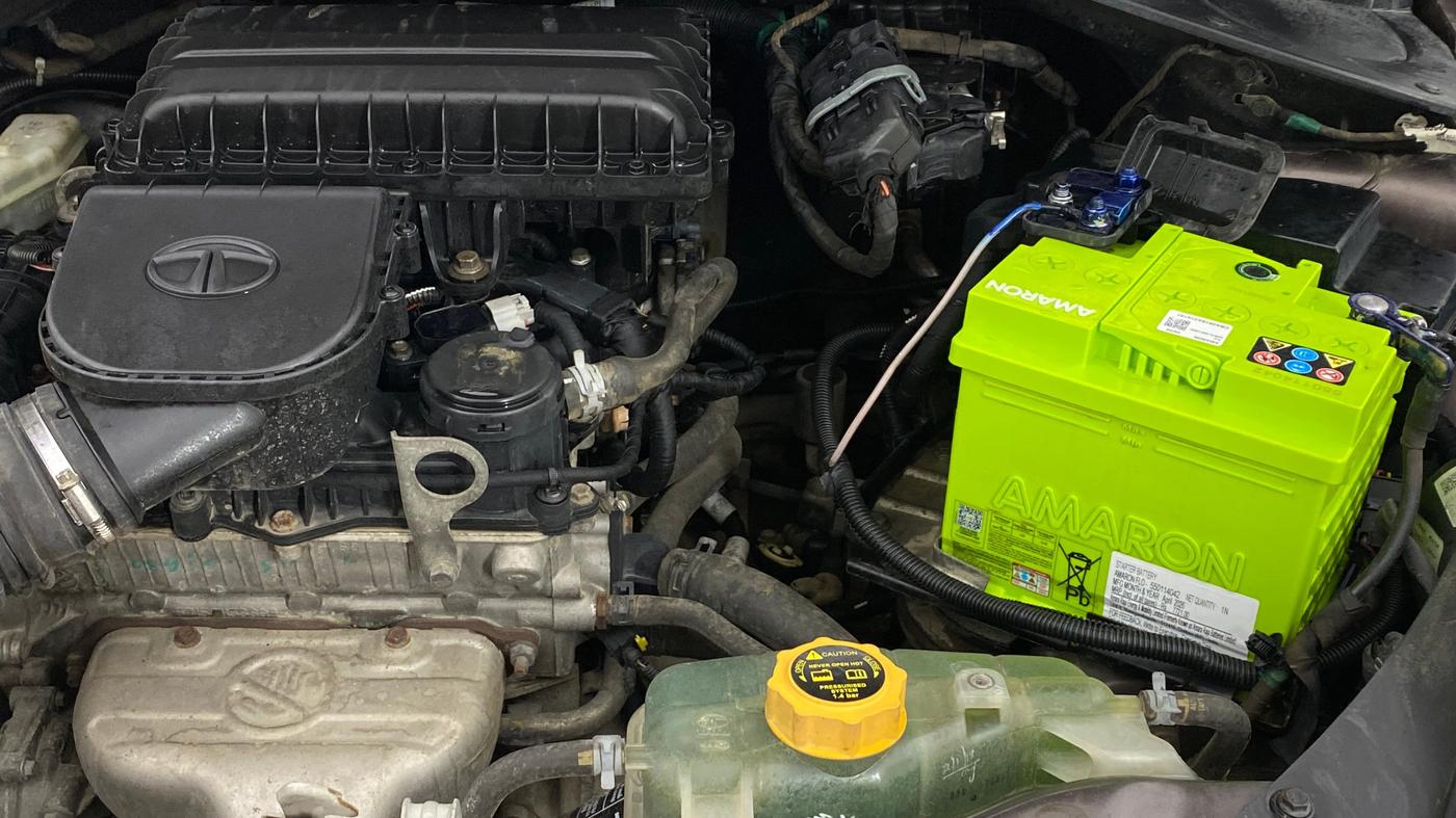 2018 Tata Tiago XT PETROL, Petrol, Manual, 1,48,410 km, Engine View - Left