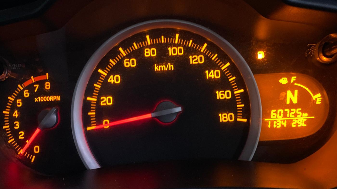 2014 Maruti Celerio VXI AMT, Petrol, Automatic, 60,712 km, Odometer Image