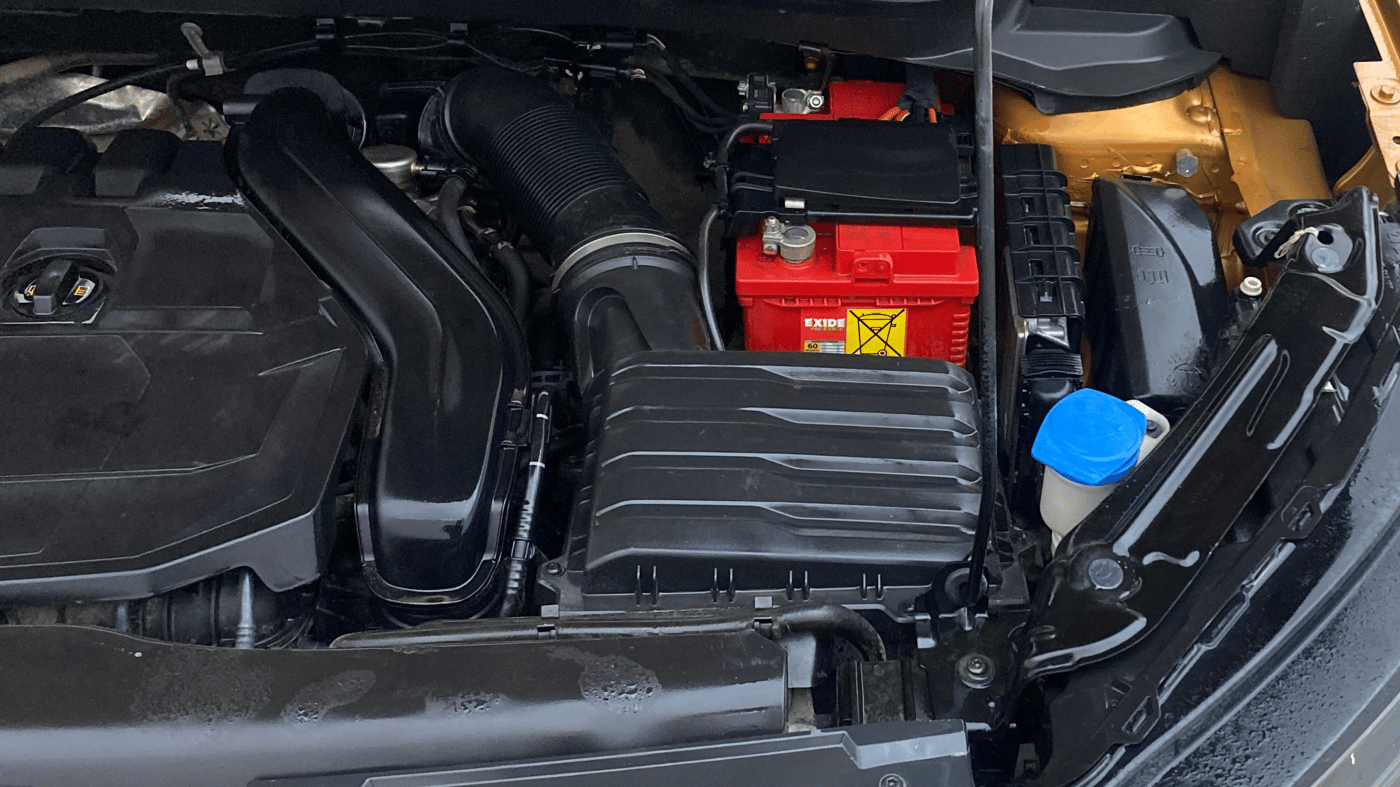 2022 Skoda KUSHAQ STYLE 1.5L TSI DSG, Petrol, Automatic, 1,12,096 km, Engine View - Left