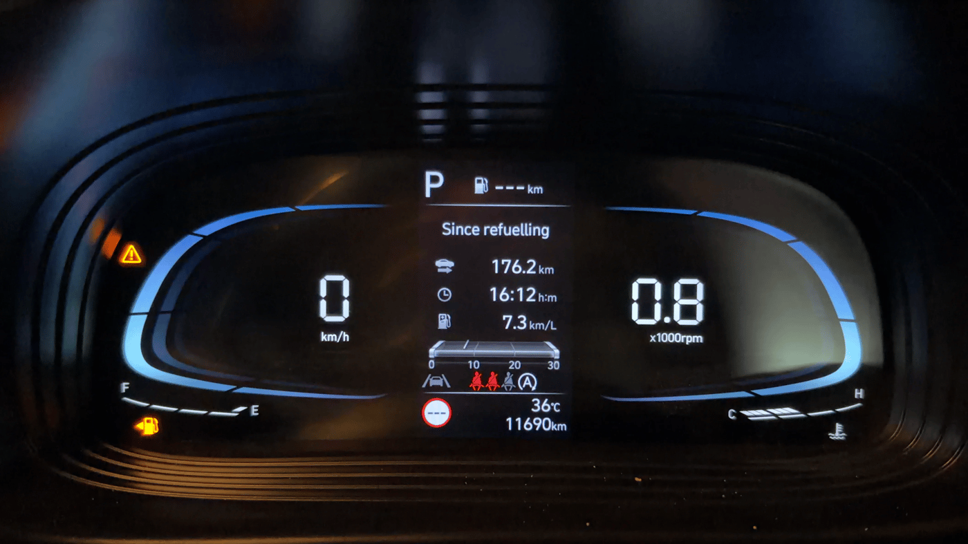 2023 Hyundai VENUE SX (O) 1.0 TURBO DCT, Petrol, Automatic, 11,677 km, Odometer Image