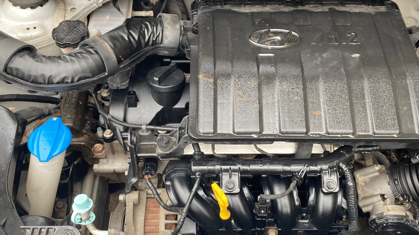 2018 Hyundai Xcent E+, Petrol, Manual, 97,614 km, Engine View - Right