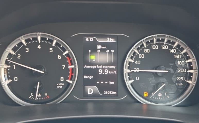 2024 Maruti Grand Vitara ALPHA SMART HYBRID AT, Petrol, Automatic, 28,052 km, Odometer Image