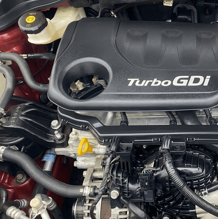 2023 KIA SONET HTX 1.0 DCT, Petrol, Automatic, 8,030 km, Engine View - Right