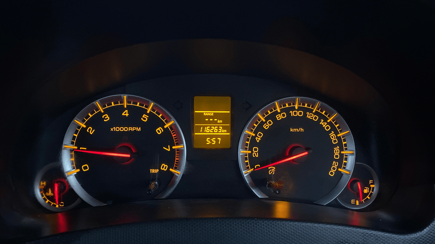 2014 Maruti Swift VXI, Petrol, Manual, 1,16,272 km, Odometer Image