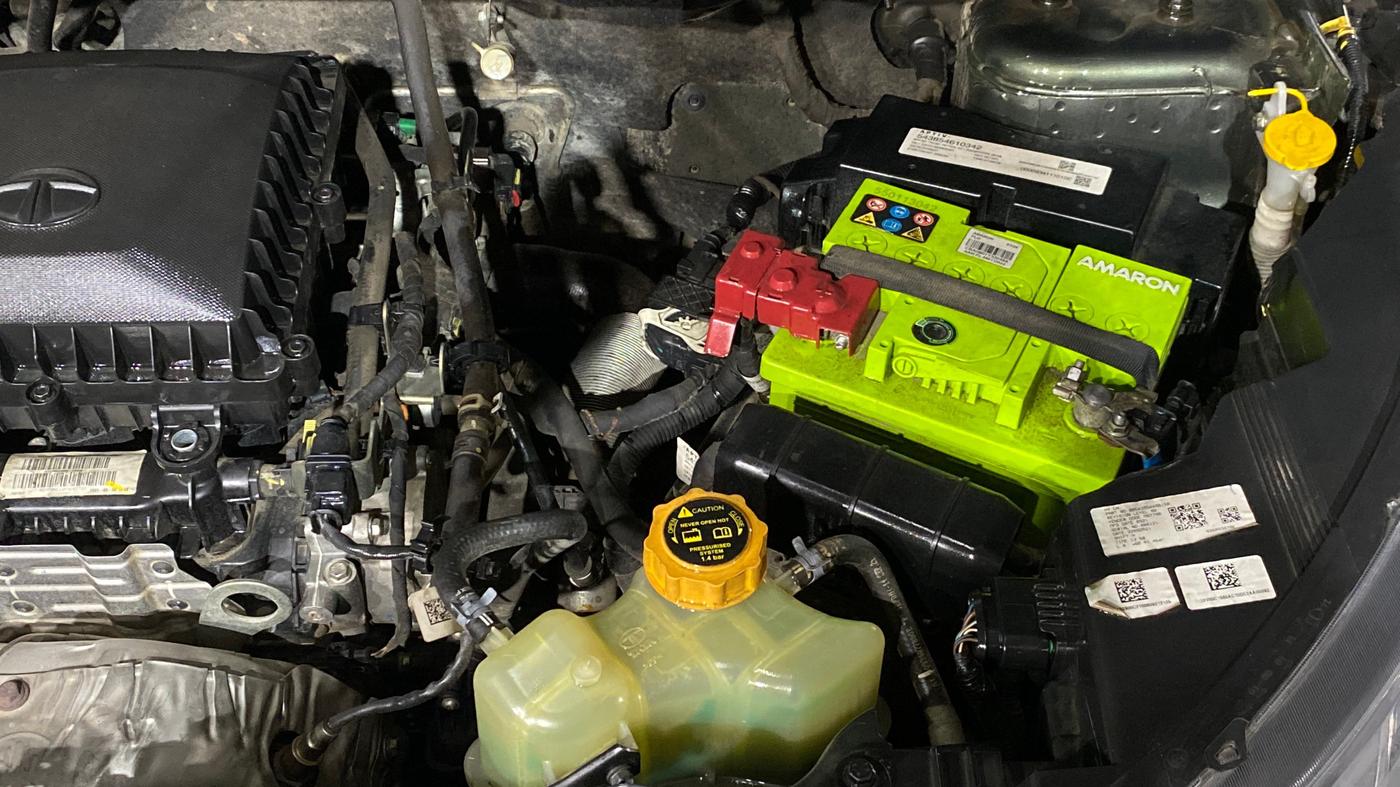 2021 Tata NEXON XZ PLUS (O) PETROL, Petrol, Manual, 39,541 km, Engine View - Left