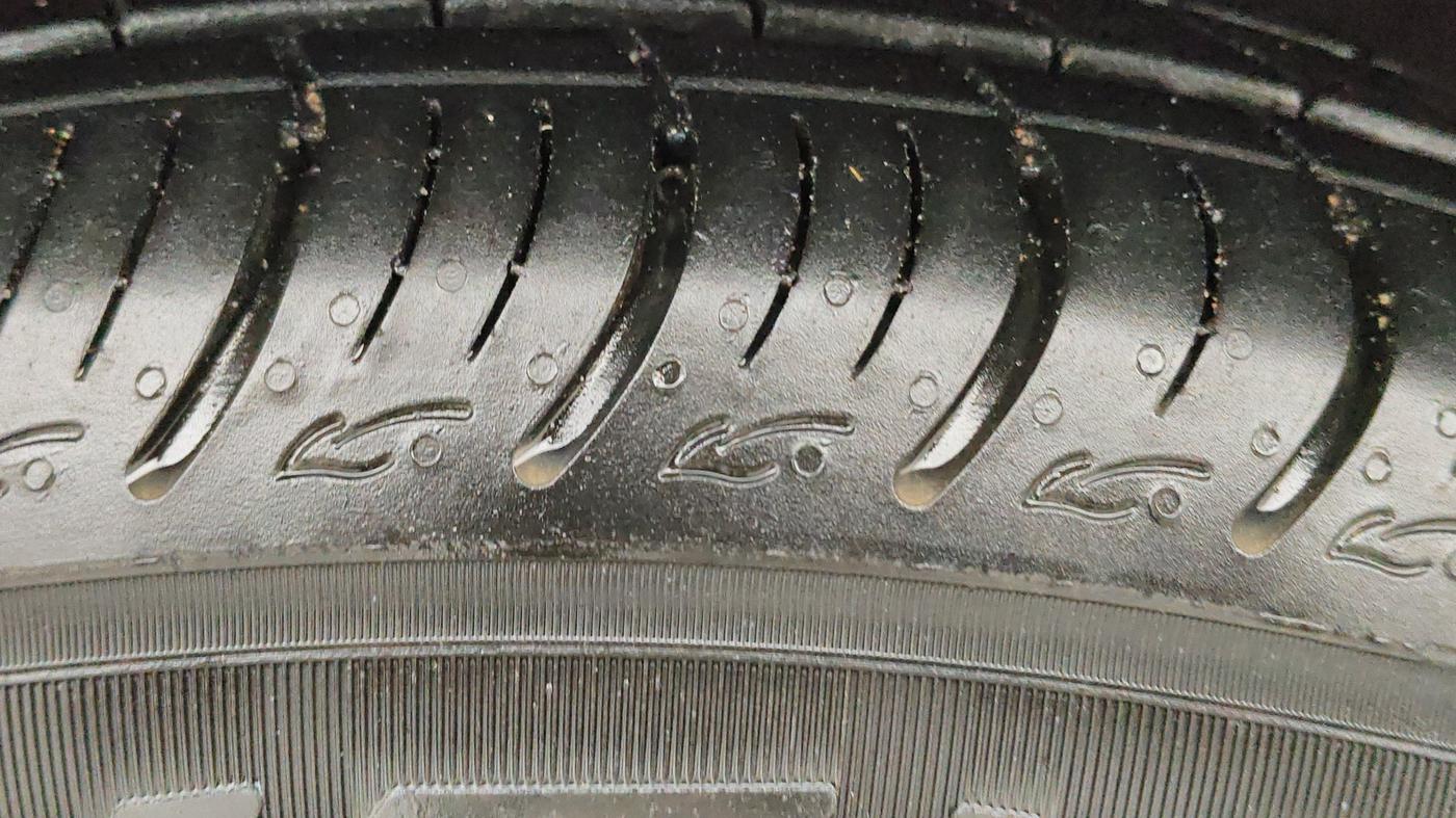 2019 Maruti Baleno DELTA PETROL 1.2, Petrol, Manual, 47,657 km, Left Front Tyre Tread