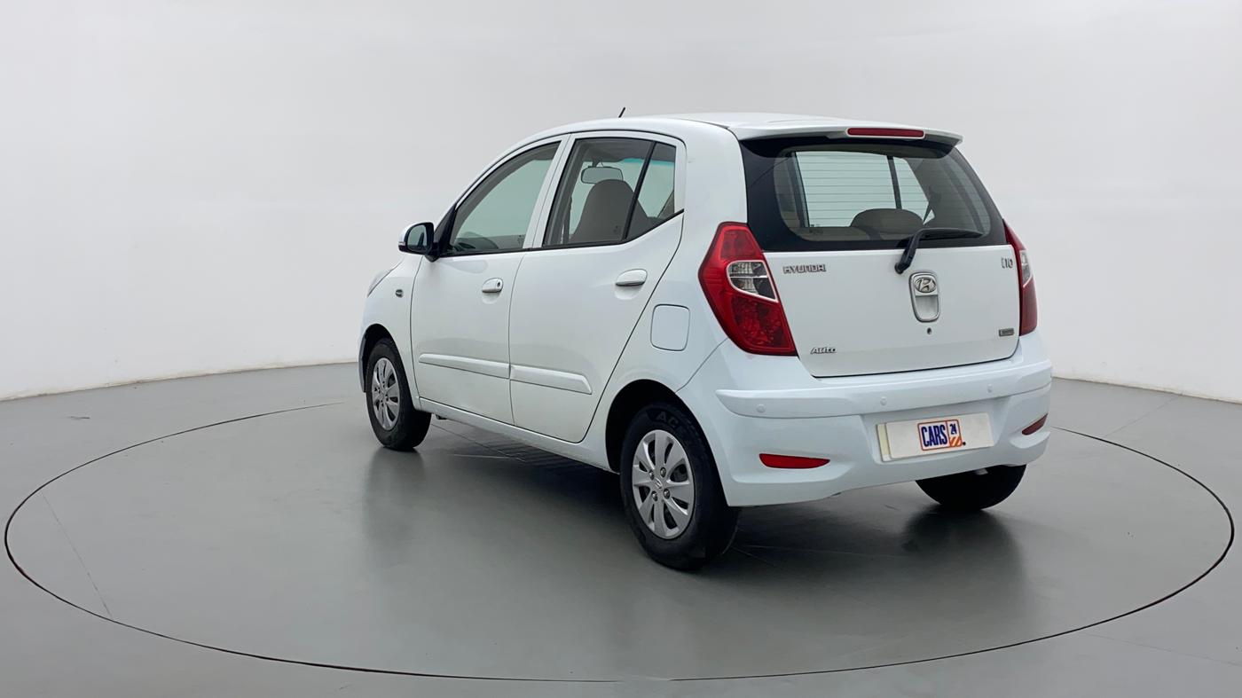 2012 Hyundai i10 SPORTZ 1.2 AT KAPPA2, Petrol, Automatic, 18,534 km, Left Back Diagonal