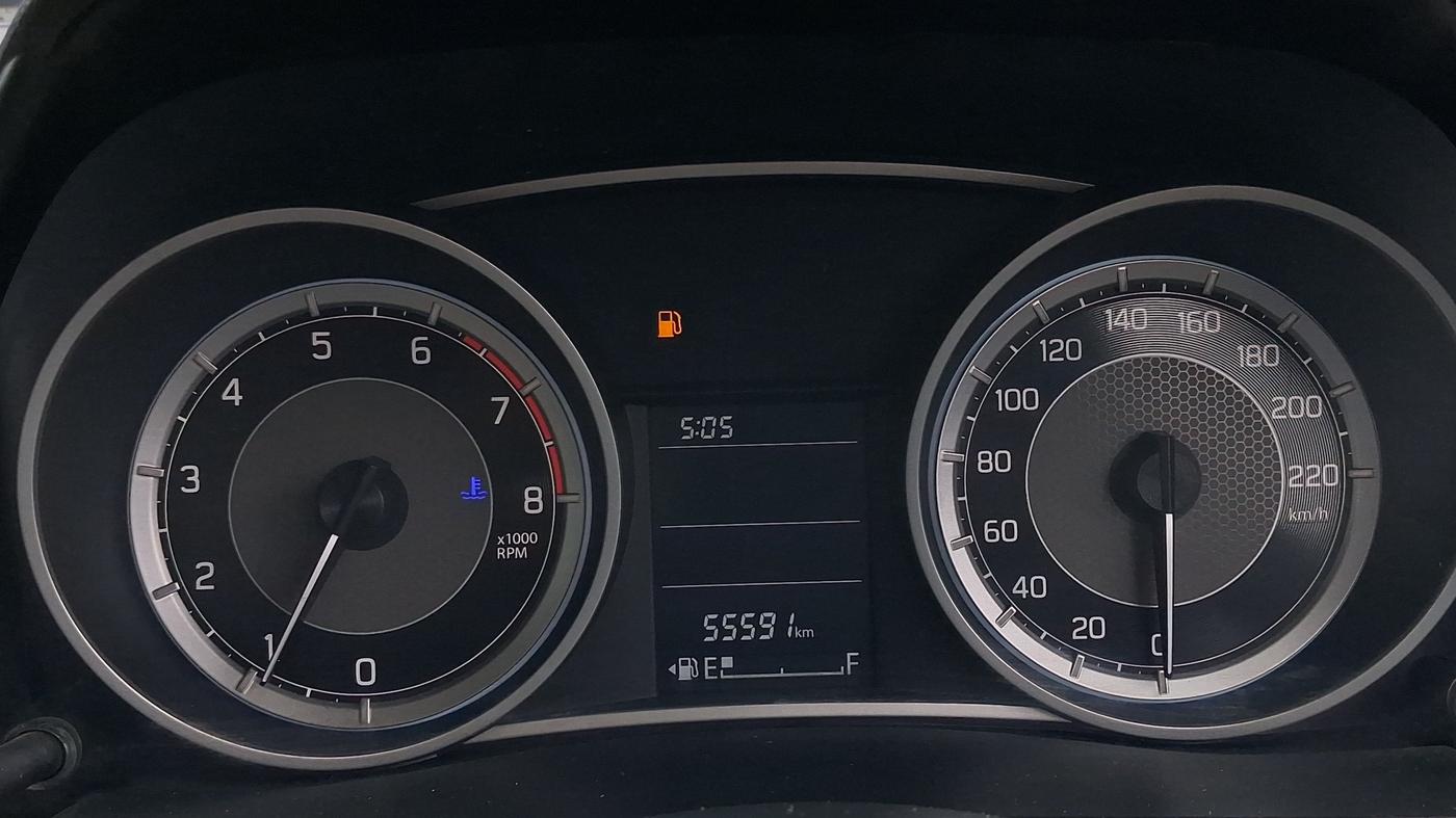 2019 Maruti Dzire VXI, Petrol, Manual, 55,588 km, Odometer Image