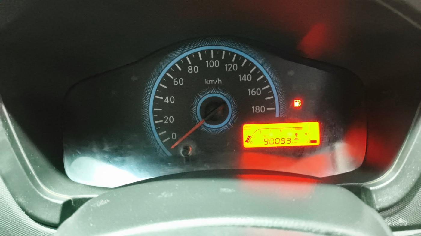 2017 Datsun Redi Go T (O), Petrol, Manual, 90,090 km, Odometer Image