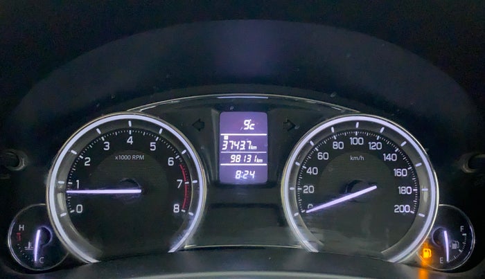 2017 Maruti Ciaz ALPHA 1.4 VVT, Petrol, Manual, 98,200 km, Odometer Image