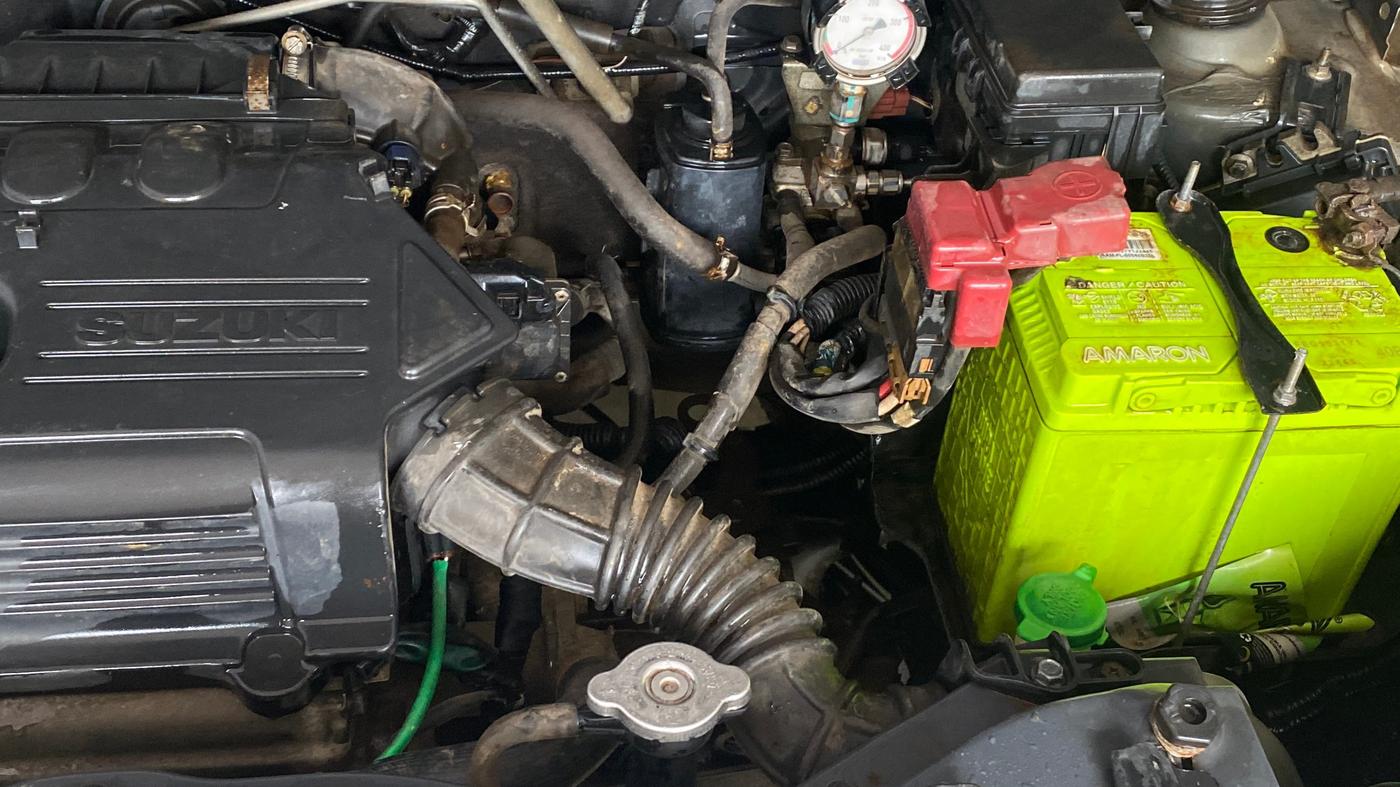 2014 Maruti Celerio VXI CNG, CNG, Manual, 1,09,624 km, Engine View - Left