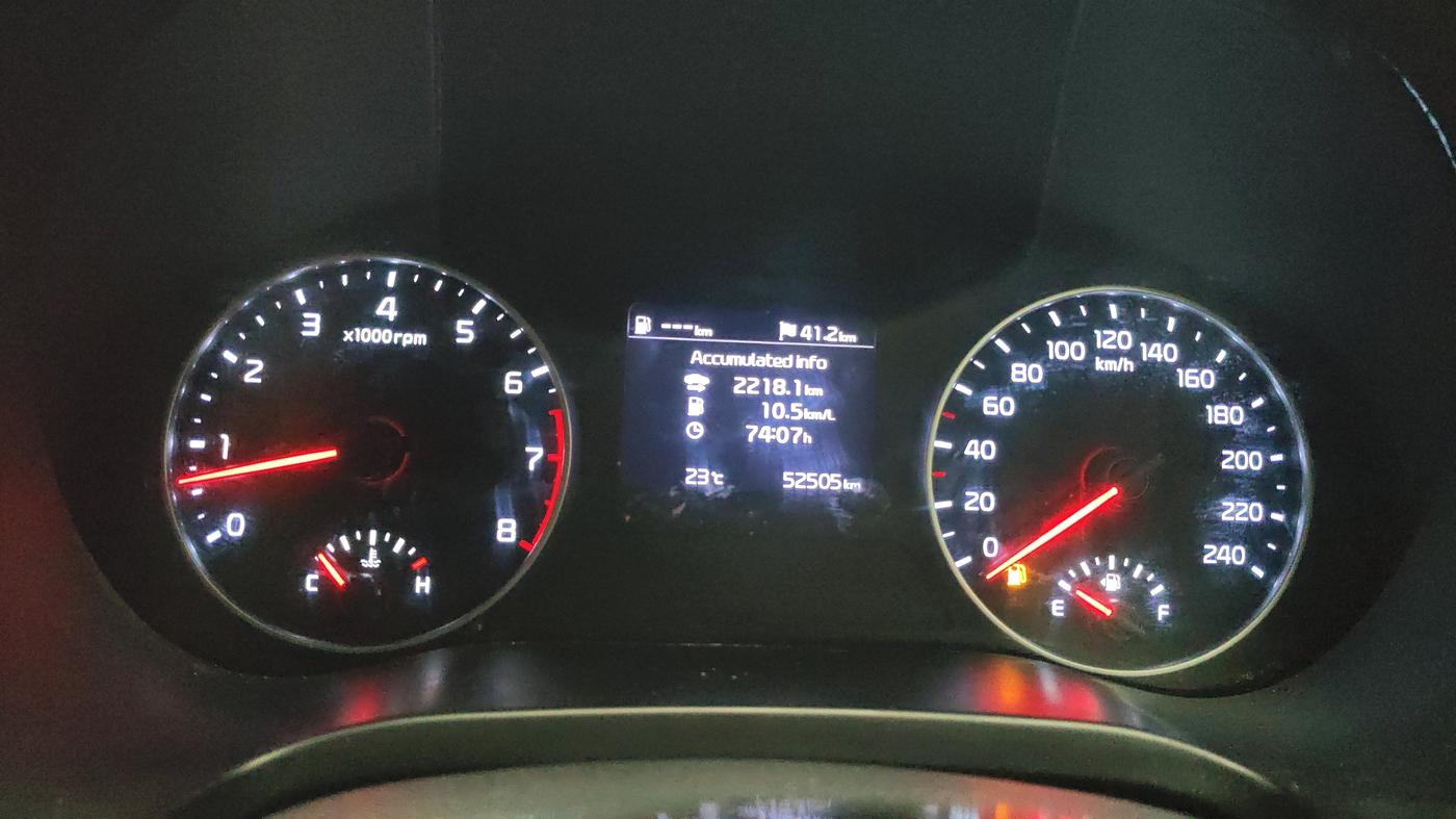 2022 KIA SELTOS GTX (O) 1.4 PETROL, Petrol, Manual, 52,485 km, Odometer Image