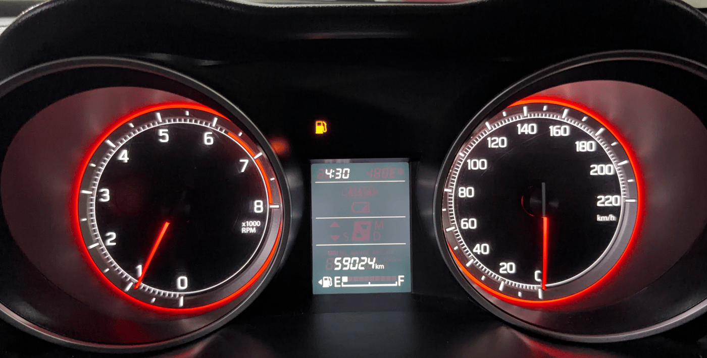 2023 Maruti Swift VXI, Petrol, Manual, 59,011 km, Odometer Image