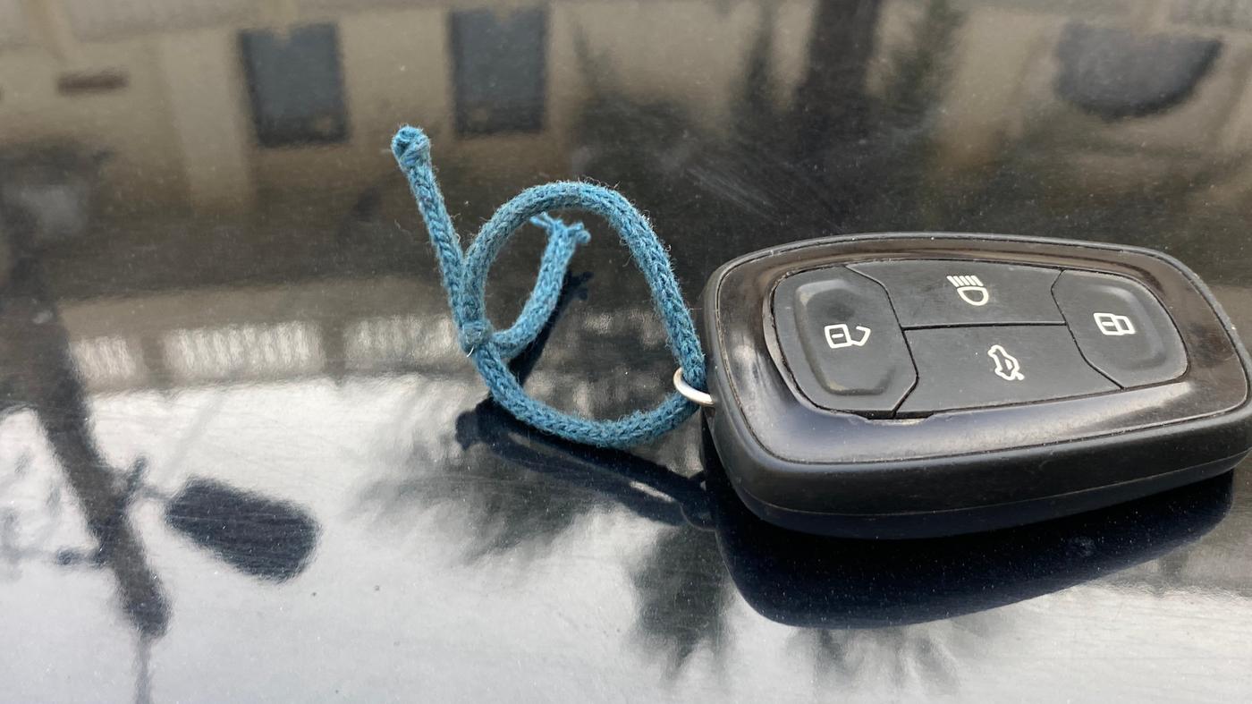2021 Tata NEXON XZ PLUS PETROL DARK EDITION, Petrol, Manual, 1,07,792 km, Key Close Up